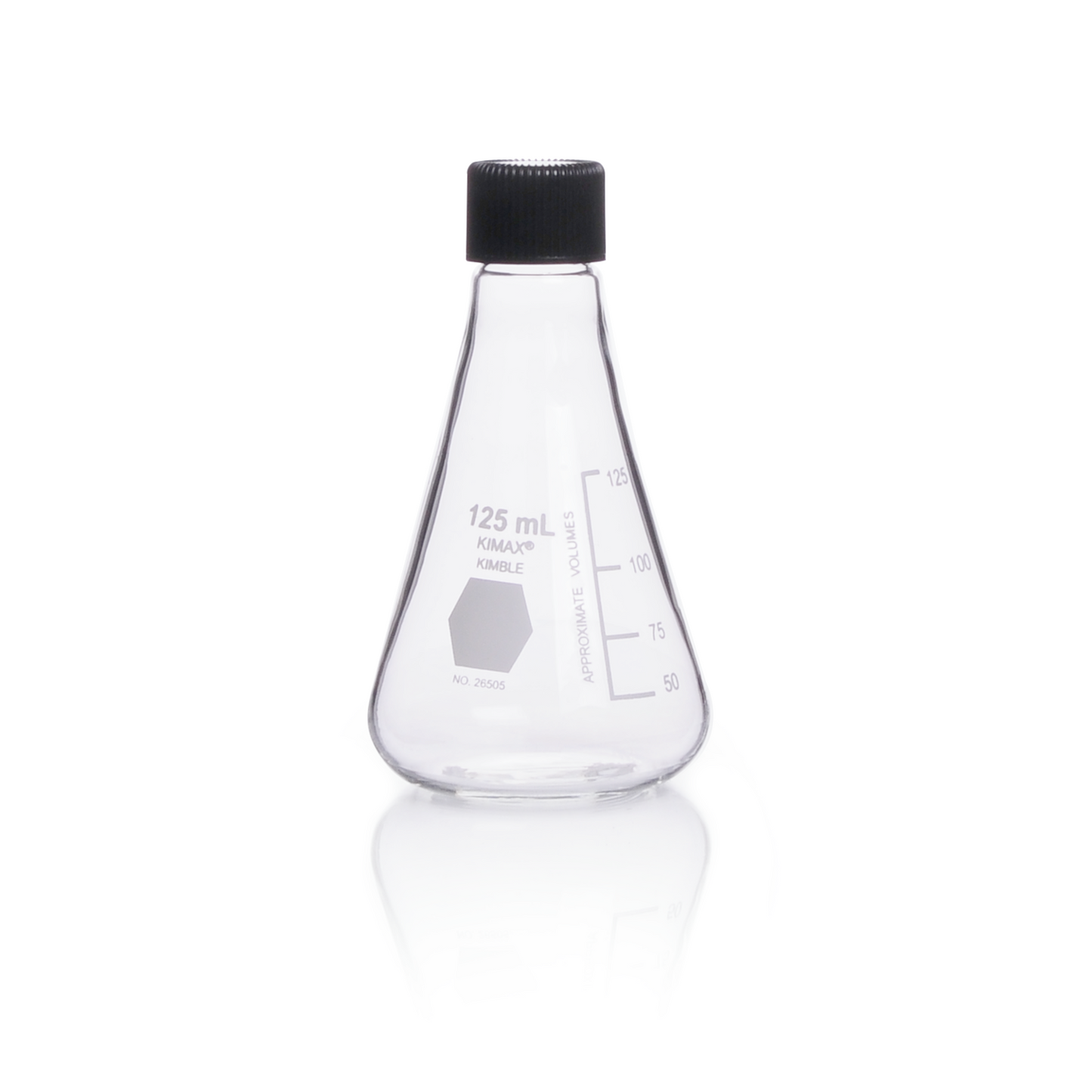MATRAZ ERLENMEYER CON TAPÓN DE ROSCA. KIMAX