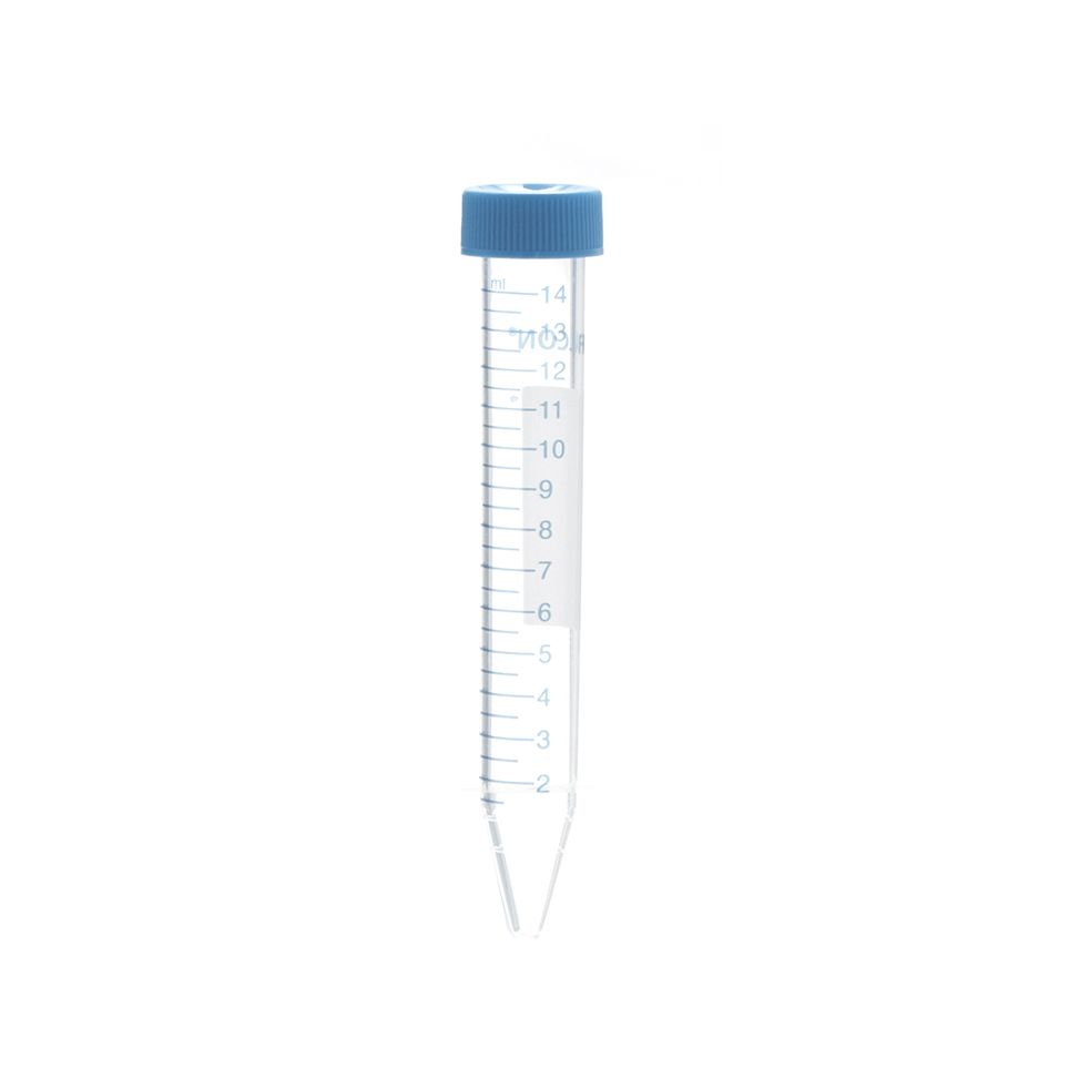TUBO PARA CENTRÍFUGA 15mL ESTÉRILES MARCA FALCON® 50pzs