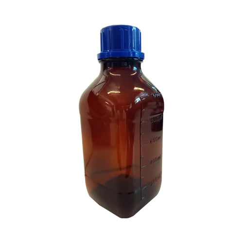 FRASCO PARA LABORATORIO ÁMBAR CON TAPA ROSCA 1L