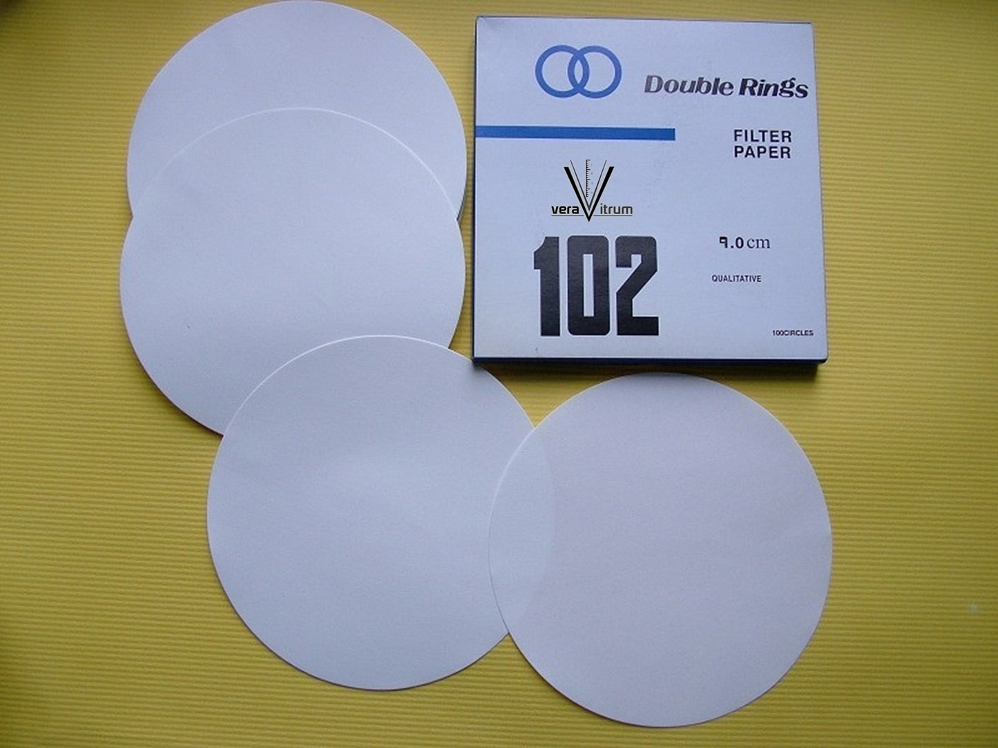 PAPEL FILTRO CUALITATIVO, DOUBLE RINGS