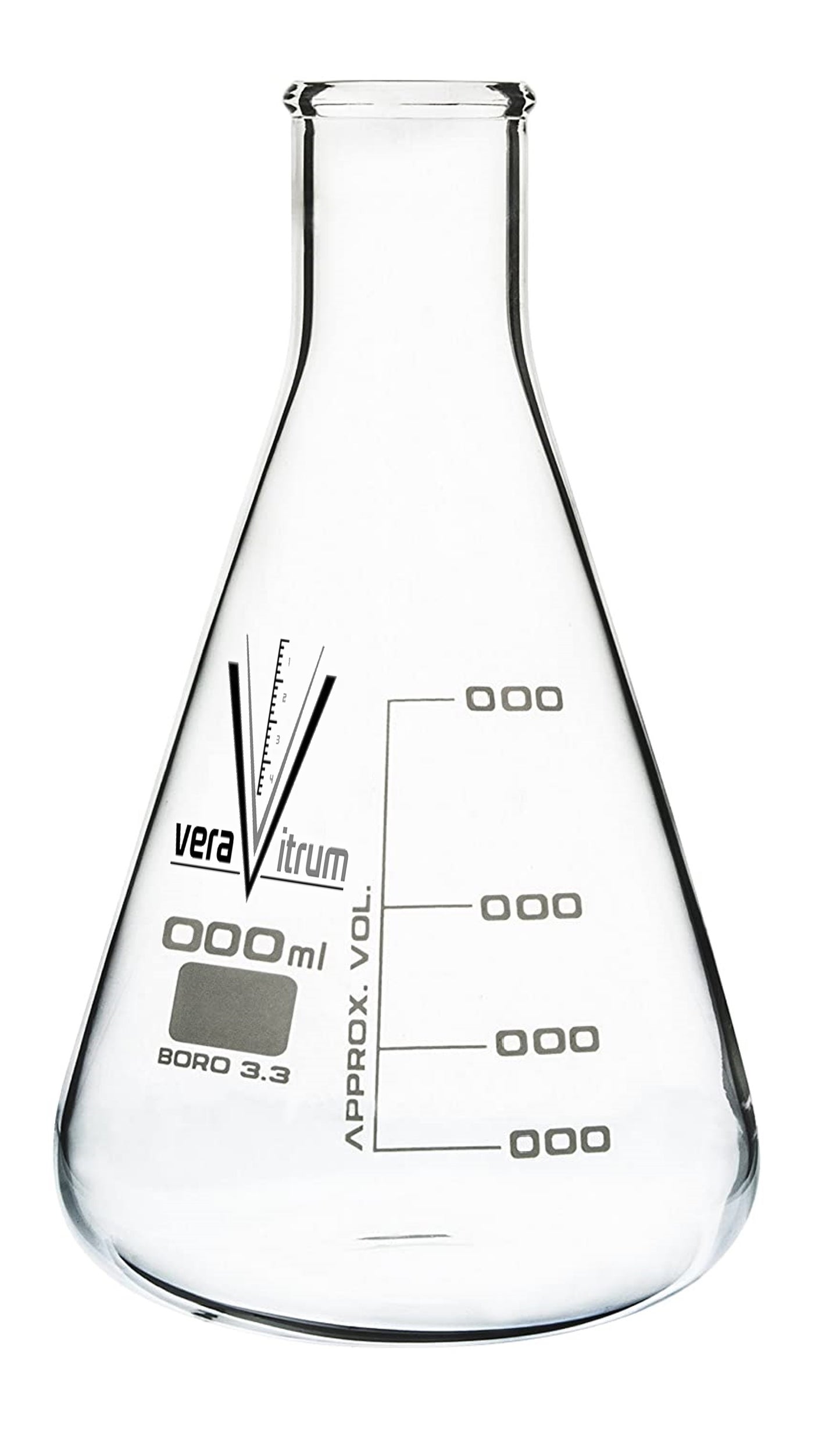MATRAZ ERLENMEYER GRADUADO DE VIDRIO