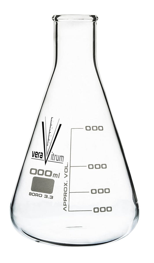 MATRAZ ERLENMEYER GRADUADO DE VIDRIO