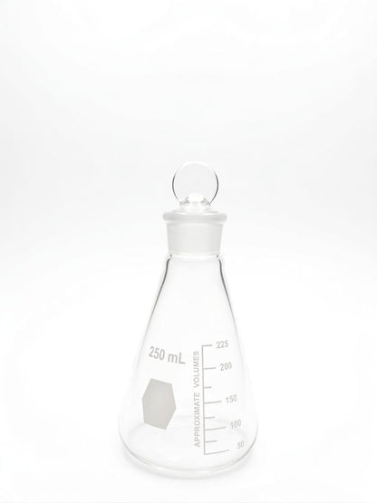 MATRAZ ERLENMEYER CON TAPÓN DE VIDRIO 250mL. KIMAX®