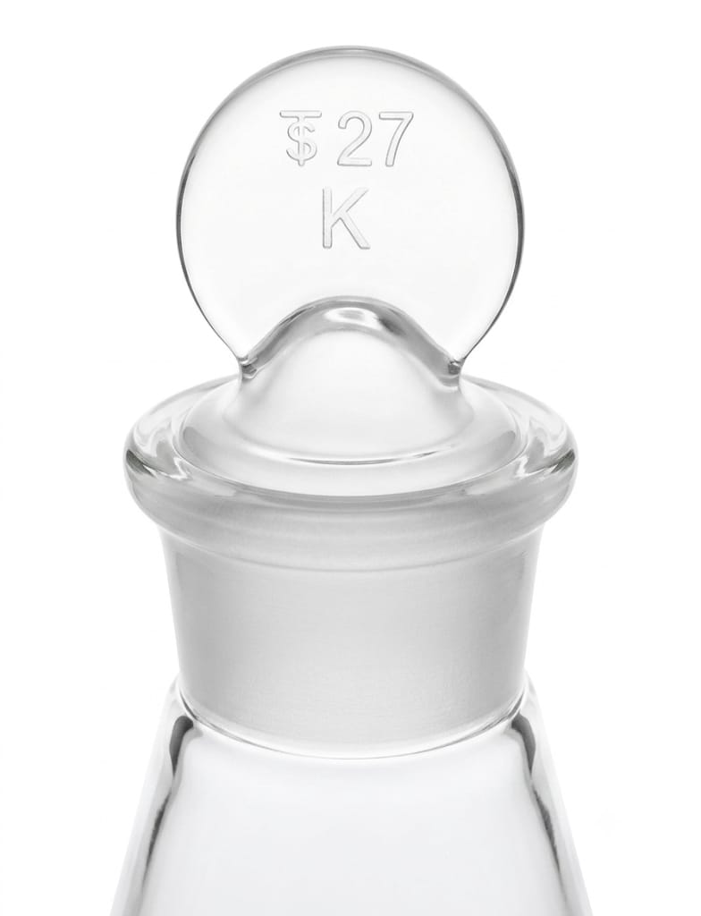 MATRAZ ERLENMEYER CON TAPÓN DE VIDRIO 250mL. KIMAX®