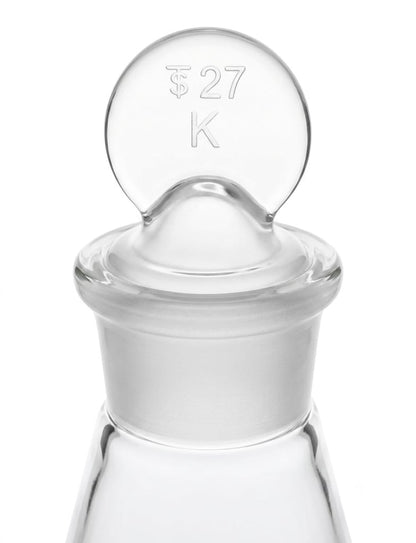 MATRAZ ERLENMEYER CON TAPÓN DE VIDRIO 250mL. KIMAX®